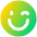 Smiley Wink Icon from Plump Gradient Set | Free Download as SVG Vector and Transparent PNG | Streamline icons