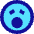 Smiley Yawn Icon from Sharp Pop Set