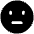 Straight Face Icon from Plump Solid Set
