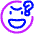 Wtf Smiley Icon from Plump Neon Set