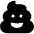 Emoji Pile Poo Icon from Ultimate Bold Set | Free Download as SVG Vector and Transparent PNG | Streamline icons