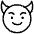 Emoji Smiley Face Horns Demon icon - Free transparent PNG, SVG. No sign up needed.