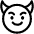Emoji Smiley Face Horns Demon icon - Free transparent PNG, SVG. No sign up needed.
