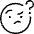 Puzzled Smiley Icon from Ultimate Light Set