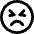 Smiley Devastated Alternate Icon from Ultimate Bold Set | Free Download as SVG Vector and Transparent PNG | Streamline icons