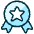 Award Ribbon Star 1 Icon from Ultimate Duotone - Free Set