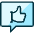Like Chat Icon from Ultimate Duotone - Free Set