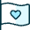 Love It Flag Icon from Ultimate Duotone - Free Set