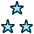 Rating Star Three Icon from Ultimate Duotone - Free Set