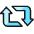 Retweet Logo Icon from Ultimate Colors Set