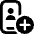 Social Profile Smartphone Add Icon from Ultimate Bold Set