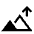 Altitude Icon from Outlined Line - Material Symbols Set