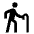 Elderly Fill Icon from Outlined Fill - Material Pro Set
