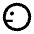 Emoji Look Left Icon from Outlined Line - Material Pro Set