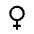 Female Fill Icon from Sharp Fill - Material Symbols Set