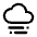 Foggy Icon from Rounded Line - Material Symbols Set