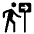 Follow The Signs Fill Icon from Rounded Fill - Material Symbols Set