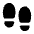 Footprint Fill Icon from Rounded Fill - Material Pro Set