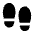 Footprint Fill Icon from Sharp Fill - Material Pro Set