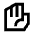 Front Hand Icon from Sharp Line - Material Pro Set