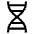 Genetics Icon from Outlined Line - Material Symbols Set