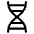 Genetics Icon from Rounded Line - Material Symbols Set