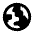 Globe Uk Icon from Rounded Line - Material Pro Set