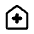 Home Health Icon from Rounded Line - Material Symbols Set