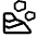 Landslide Icon from Rounded Line - Material Symbols Set