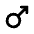Male Icon from Rounded Line - Material Pro Set