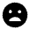 Download free Mood Bad Fill PNG, SVG vector icon from Sharp Fill - Material Symbols set.