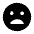 Mood Bad Fill Icon from Outlined Fill - Material Symbols Set