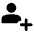 Person Add Fill Icon from Rounded Fill - Material Pro Set