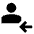 Person Follower Fill Icon from Sharp Fill - Material Pro Set