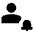 Person Notification Fill Icon from Sharp Fill - Material Pro Set
