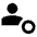 Person Online Fill Icon from Sharp Fill - Material Pro Set