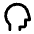 Person Side Icon from Rounded Line - Material Pro Set