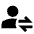 Person Transaction Fill Icon from Outlined Fill - Material Pro Set