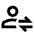 Person Transaction Icon from Outlined Line - Material Pro Set