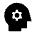 Psychology Fill Icon from Sharp Fill - Material Symbols Set