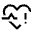 Pulse Alert Icon from Sharp Line - Material Symbols Set