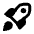 Rocket Launch Fill Icon from Rounded Fill - Material Pro Set