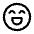 Sentiment Excited Icon from Rounded Line - Material Symbols Set