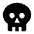 Skull Fill Icon from Outlined Fill - Material Pro Free Set