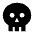 Download free Skull Fill PNG, SVG vector icon from Sharp Fill - Material Symbols set.