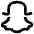 Snapchat Icon from Atlas Line Set