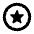 Star Circle Icon from Rounded Line - Material Pro Set