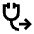 Stethoscope Arrow Fill Icon from Sharp Fill - Material Pro Set