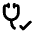 Stethoscope Check Icon from Rounded Line - Material Pro Set