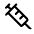 Syringe Icon from Rounded Line - Material Symbols Set